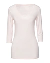 Majestic T-shirts In Light Pink