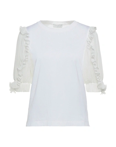 Sandro T-shirts In Ivory