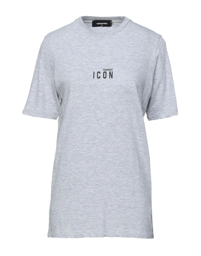 Dsquared2 T-shirts In Light Grey