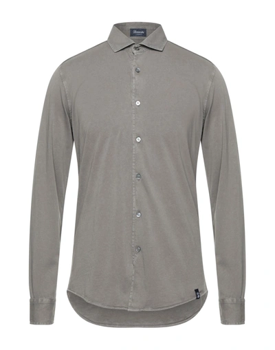 Drumohr Shirts In Beige