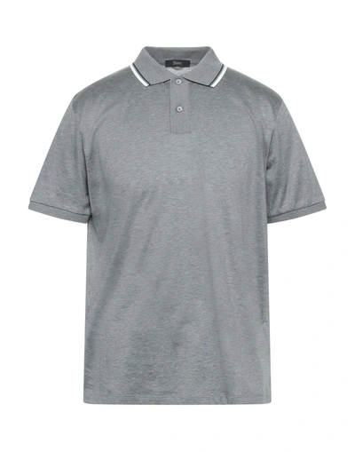 Herno Polo Shirts In Grey