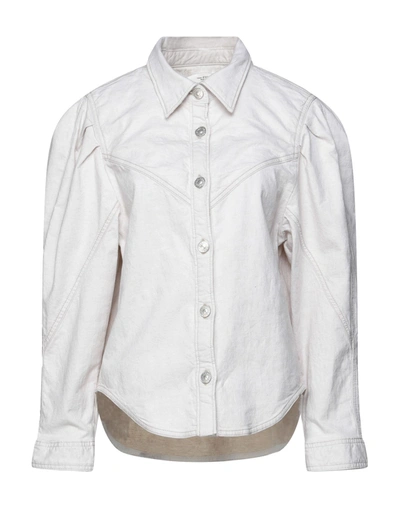 Isabel Marant Étoile Denim Shirts In White