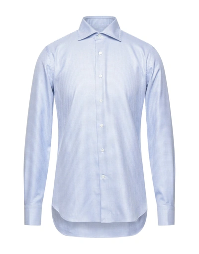 Alessandro Gherardi Shirts In Sky Blue