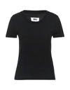 Mm6 Maison Margiela T-shirts In Black