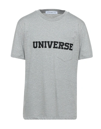 Department 5 T-shirts In Grey