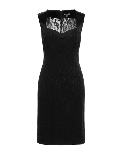 Angelo Marani Midi Dresses In Black