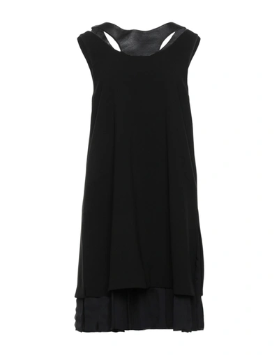 Neil Barrett Short Dresses In Black