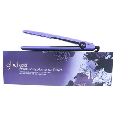 Ghd Nocturne Gold Styler Flat Iron By  For Unisex - 1 Inch Flat Iron In Gold Tone
