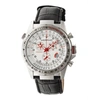 MORPHIC MORPHIC M36 SERIES WHITE DIAL BLACK LEATHER MENS WATCH 3601