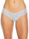 Cosabella Never Say Never Cutie Low Rise Thong In Light Crystal