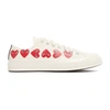 COMME DES GARÇONS PLAY COMME DES GARÇONS PLAY  CONVERSE CHUCK TAYLOR LOW MULTI HEART SHOES
