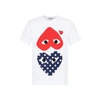 Comme Des Garçons Play Comme Des Garcons Play Play Polka Dot Cotton T-shirt In White