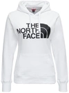 The North Face White Jersey Hoodie With Print In White