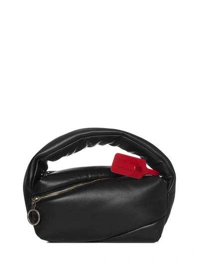 Off-white Pump Pouch Clutch In Black