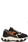 Hogan Hyperactive Panelled Chunky Sneakers In Black