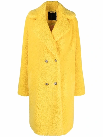 PHILIPP PLEIN ICONIC LONG SHAGGY COAT