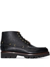 GRENSON EASTON LEATHER ANKLE BOOTS