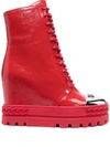 CASADEI HIGH TOP NEW CULT 80MM LEATHER SNEAKERS