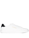 Palm Angels Tennis Logo Low-top Sneakers In Weiss