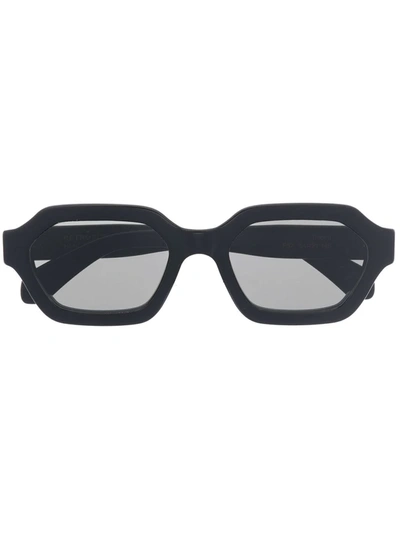 Retrosuperfuture Pooch Geometric-frame Sunglasses In Black