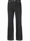 APC FLARED CROPPED TROUSERS