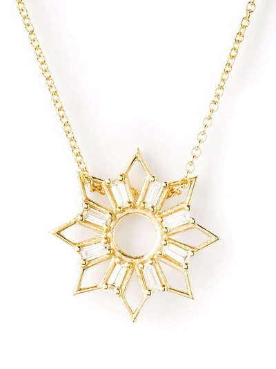 The Alkemistry 18kt Yellow Gold Sun Diamond Necklace