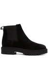 HOGAN CHELSEA PANELLED ANKLE BOOTS