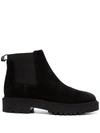 Hogan Woman Ankle Boots Black Size 7.5 Leather In Schwarz