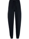 Nanushka Ylia Wool-blend Sweatpants In Blau