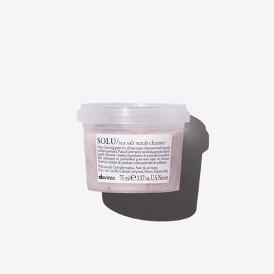 Davines Solu Sea Salt Scrub Cleanser Essential Haircare
