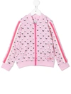 Marc Jacobs Seashell Print Track Jacket In Pink