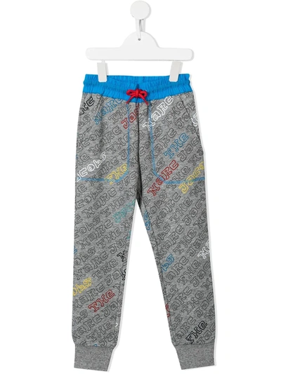 Marc Jacobs Teen Logo-print Track Trousers In Grey