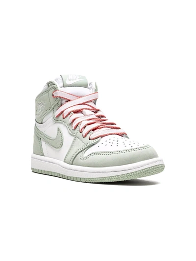 Jordan Kids' Air  1 Retro High Og Sneakers In White