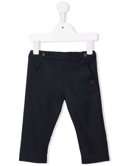 Tartine Et Chocolat Babies' Slim-fit Tailored Trousers In Blue