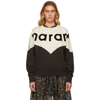 Isabel Marant Étoile Isabel Marant Etoile Women Two-tone Cotton Blend Houston Sweatshirt In Black