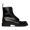 COMMON PROJECTS BLACK COMBAT BOOTS