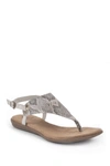 White Mountain London T-strap Sandal In Lt Taupe/es-print/fab