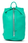 Aimee Kestenberg Tamitha Leather Backpack In Earth Green Bubble Lamb