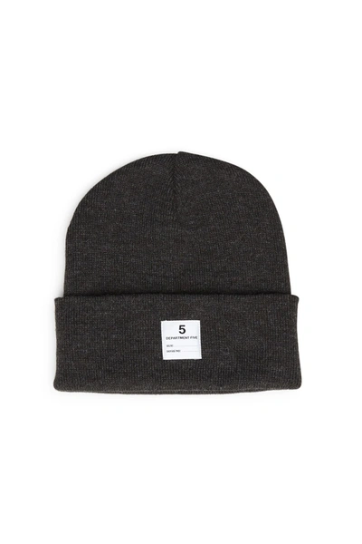 Department Five Prym Logo Patch Beanie In Grigio Melange