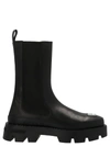 Misbhv Black Leather2 Ridged-sole Boots In Black