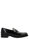 Misbhv The Brutalist Loafer Black Leather Squared Toe Loafer In Black