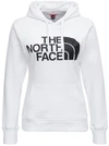 The North Face White Jersey Hoodie With Print In White