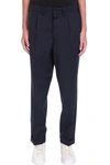 MAURO GRIFONI trousers IN BLUE WOOL,GL140008-16870