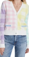 English Factory Multi Color Gingham Cardigan