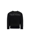 VALENTINO VALENTINO MEN'S BLACK OTHER MATERIALS SWEATSHIRT,WV0MF20J7V50NI M