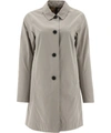 Barbour Reversible Single-breasted Coat In Beige