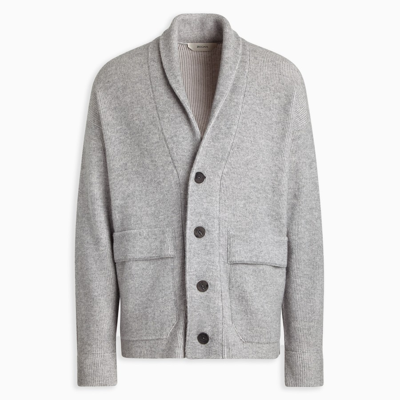 Z Zegna Grey Wool Blend  Cardigan