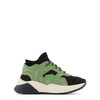 Stella Mccartney 3d Logo Panelled Sock Sneakers In Green
