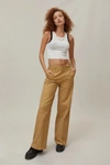 Dickies Skater Wide Leg Pant In Gold