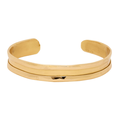 Emanuele Bicocchi Open Cuff Bracelet In Gold